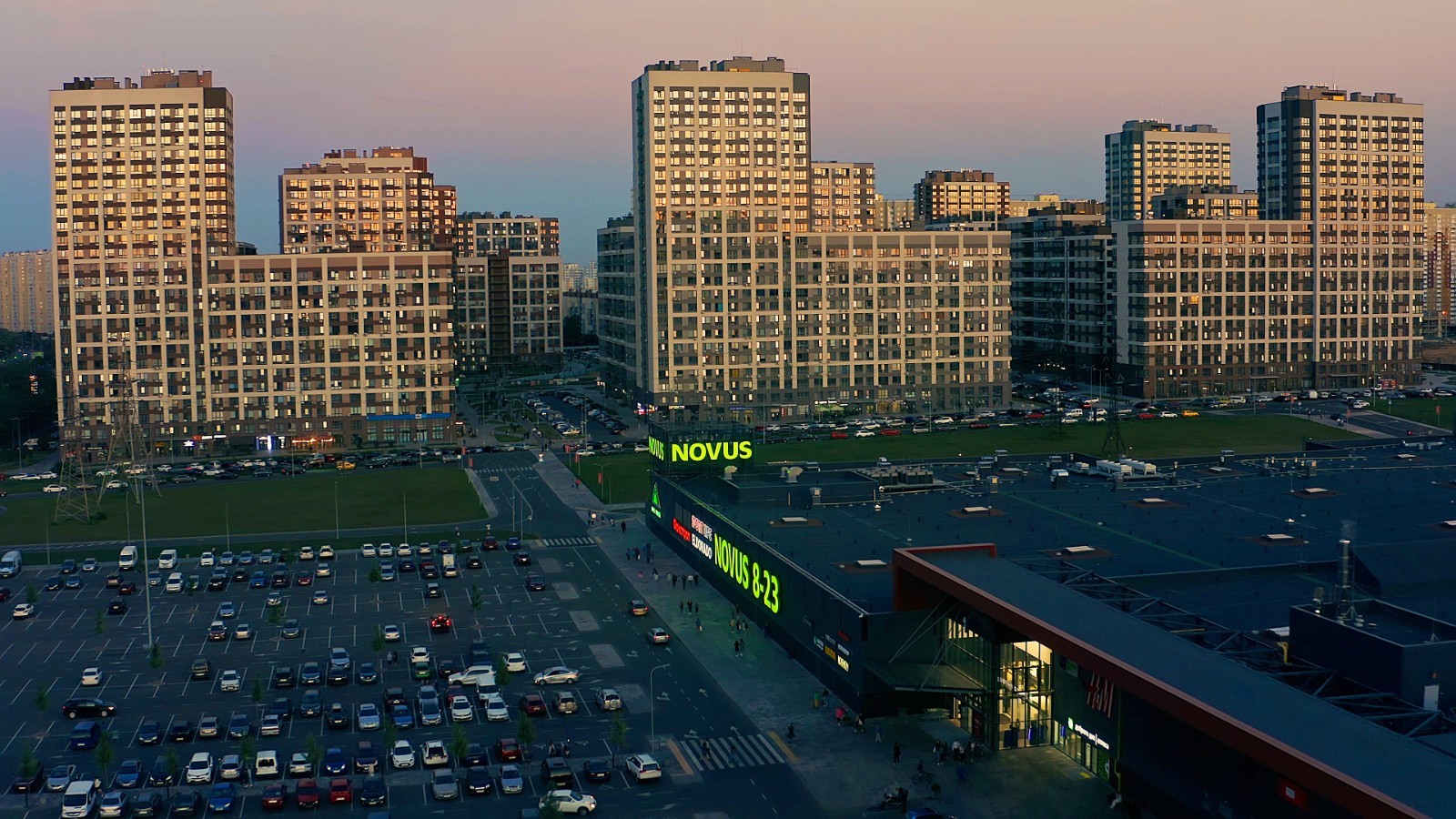 Сімейні кінопокази в Варшавський масив